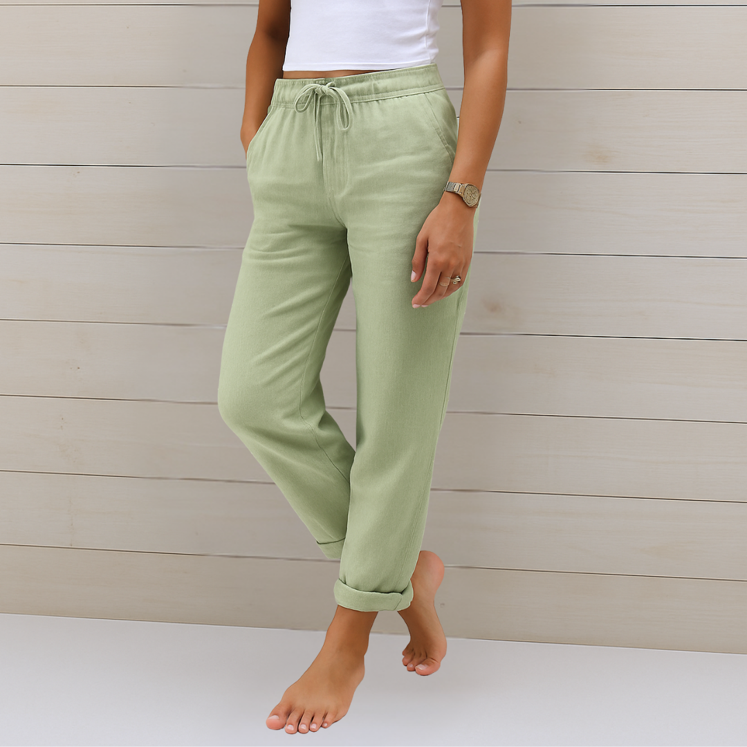✦ TradeTrends™ | SkyEase Linen Trousers