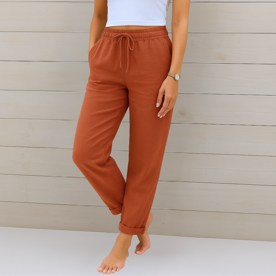 ✦ TradeTrends™ | SkyEase Linen Trousers