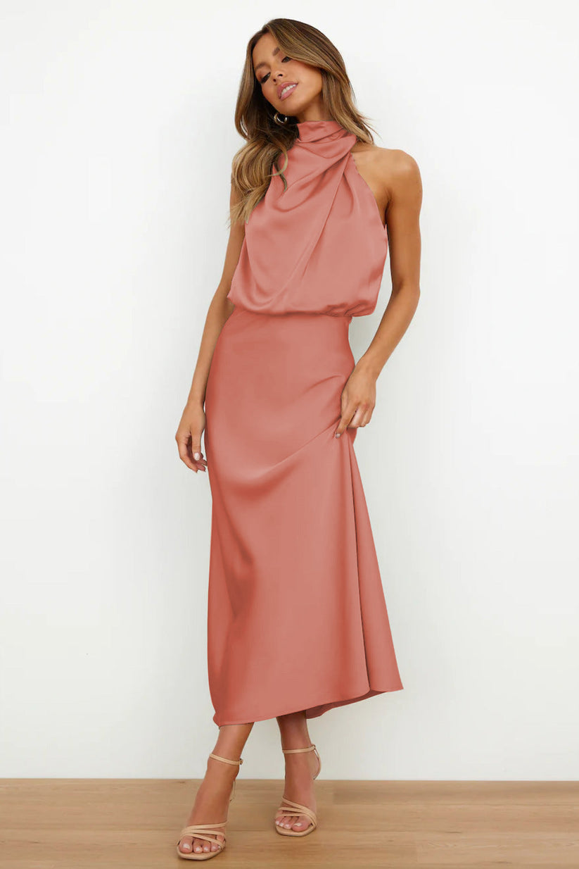 TradeTrends™ | Long satin dress