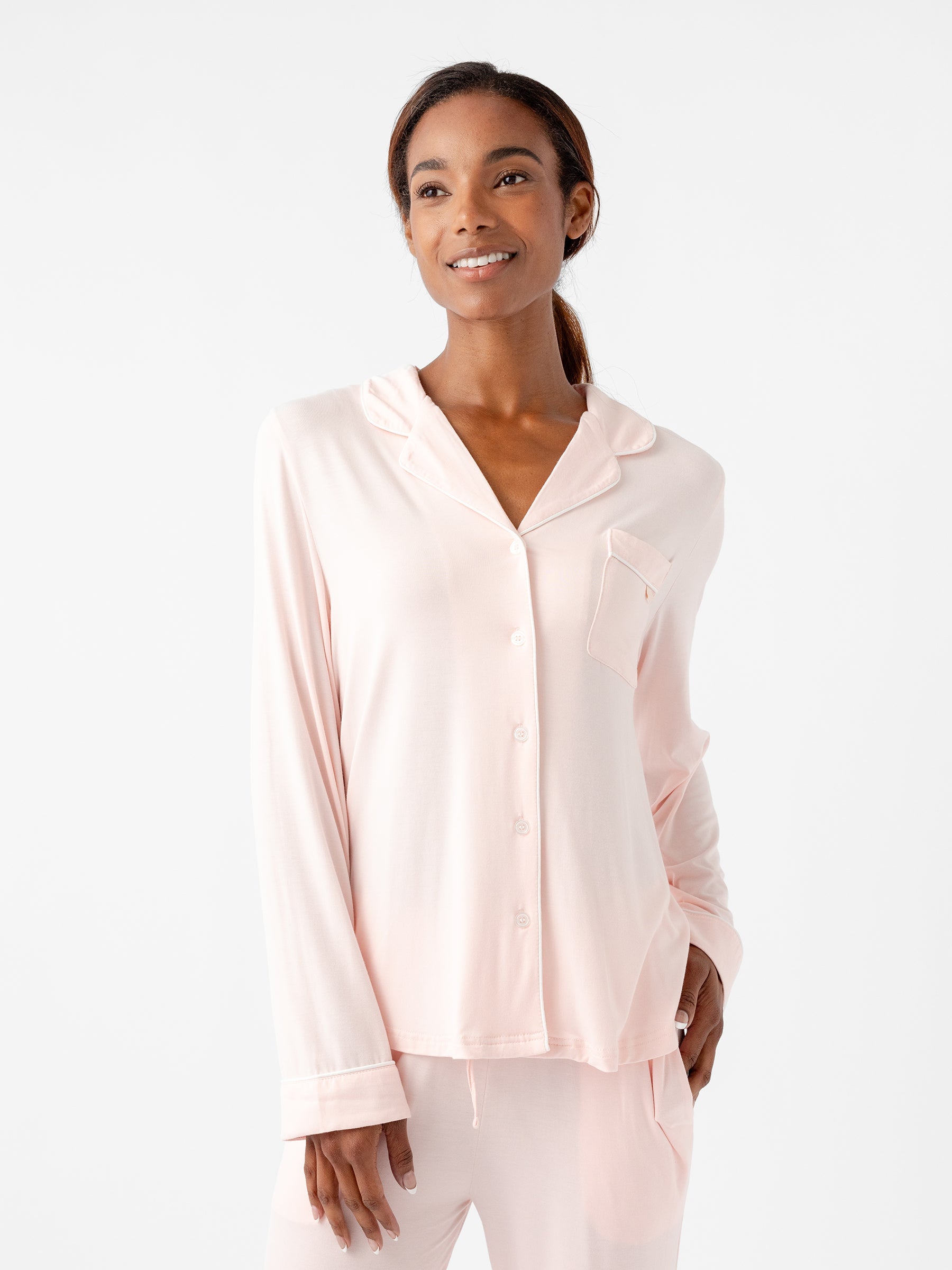 Lot™ Women's Stretch Long Sleeve Pajama Set