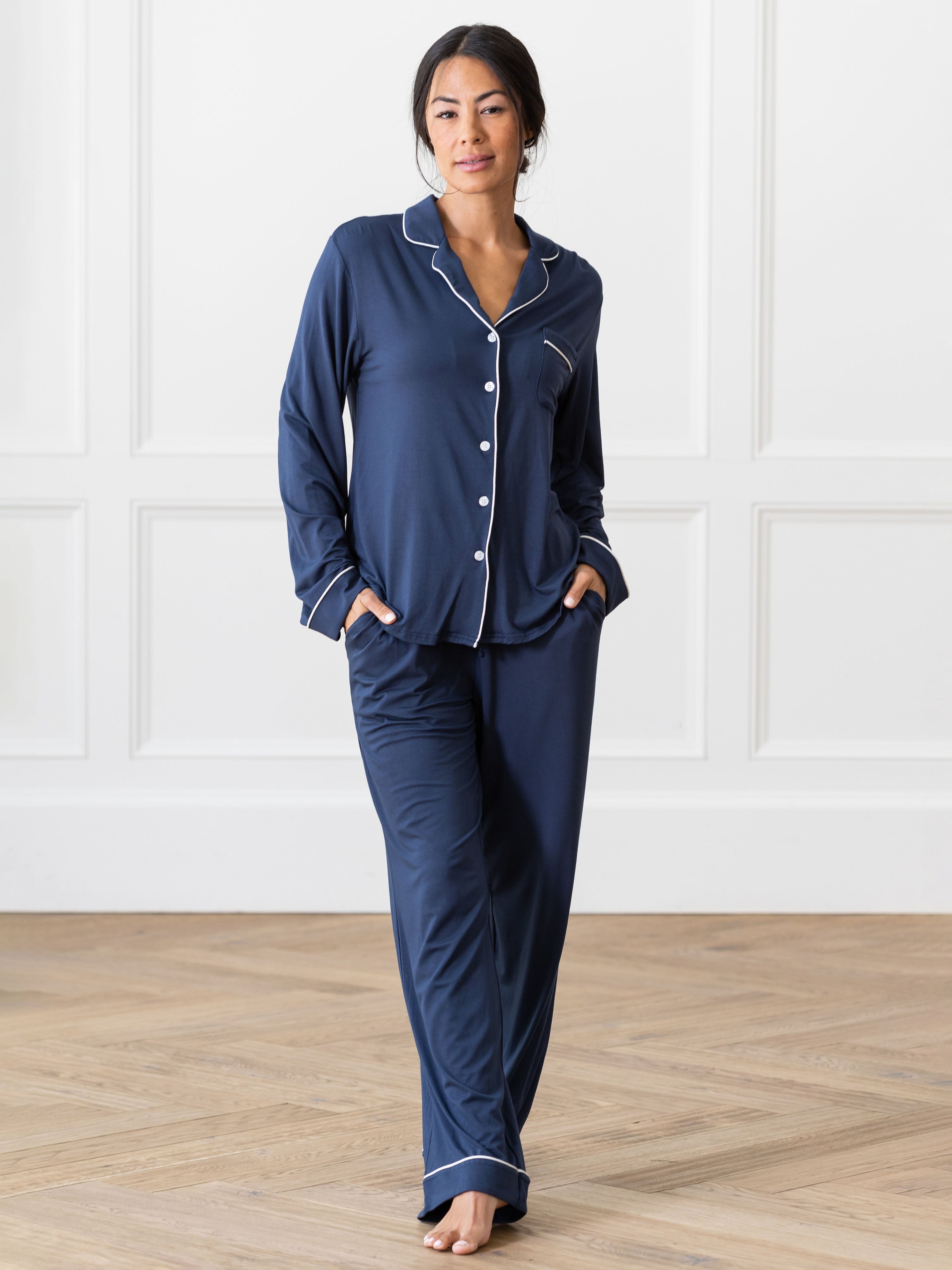 Lot™ Women's Stretch Long Sleeve Pajama Set