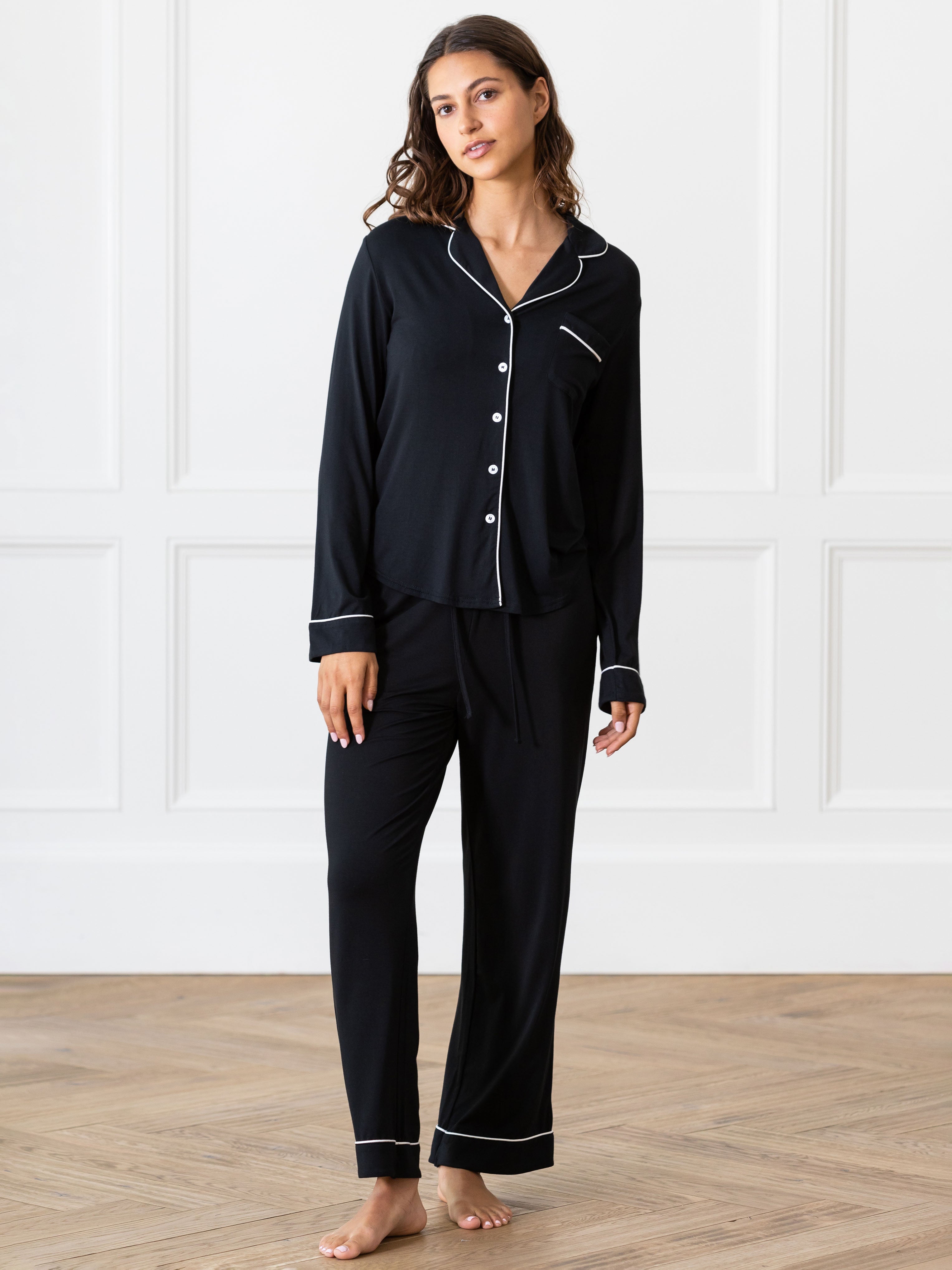 Lot™ Women's Stretch Long Sleeve Pajama Set