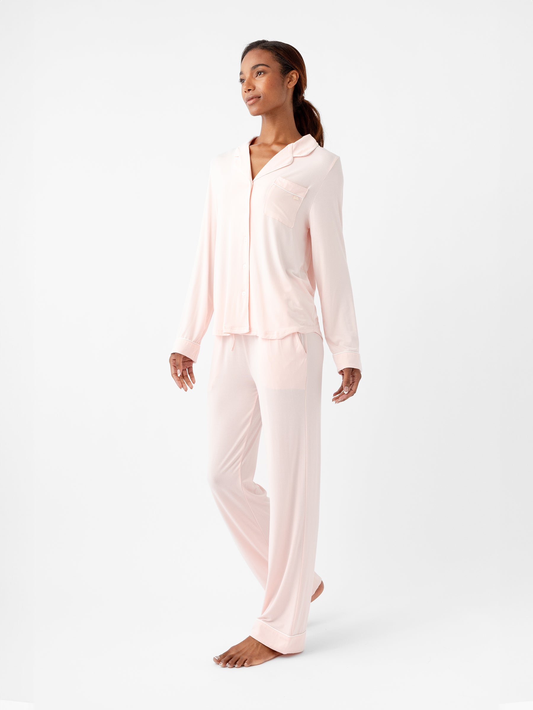 Lot™ Women's Stretch Long Sleeve Pajama Set