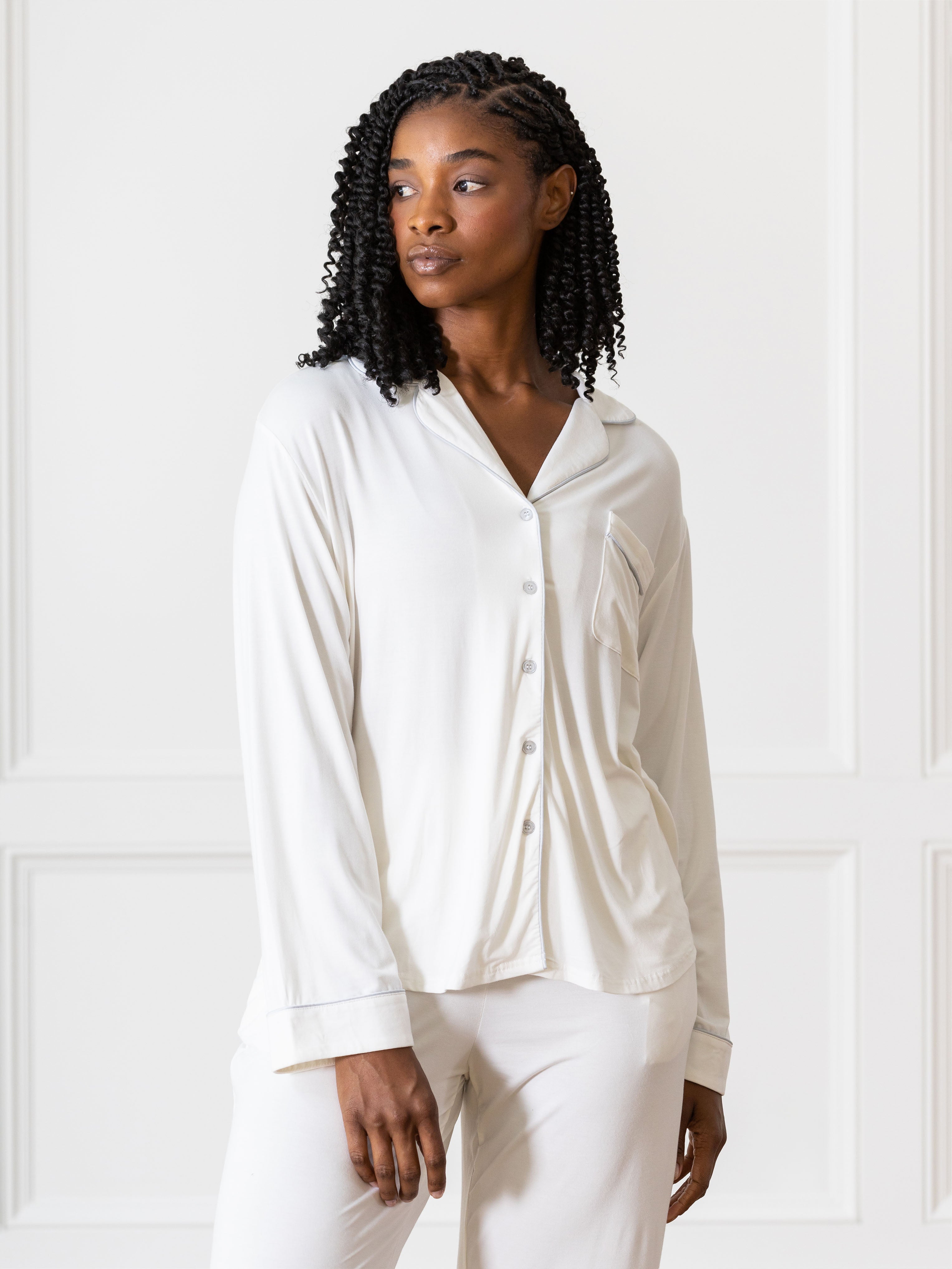 Lot™ Women's Stretch Long Sleeve Pajama Set