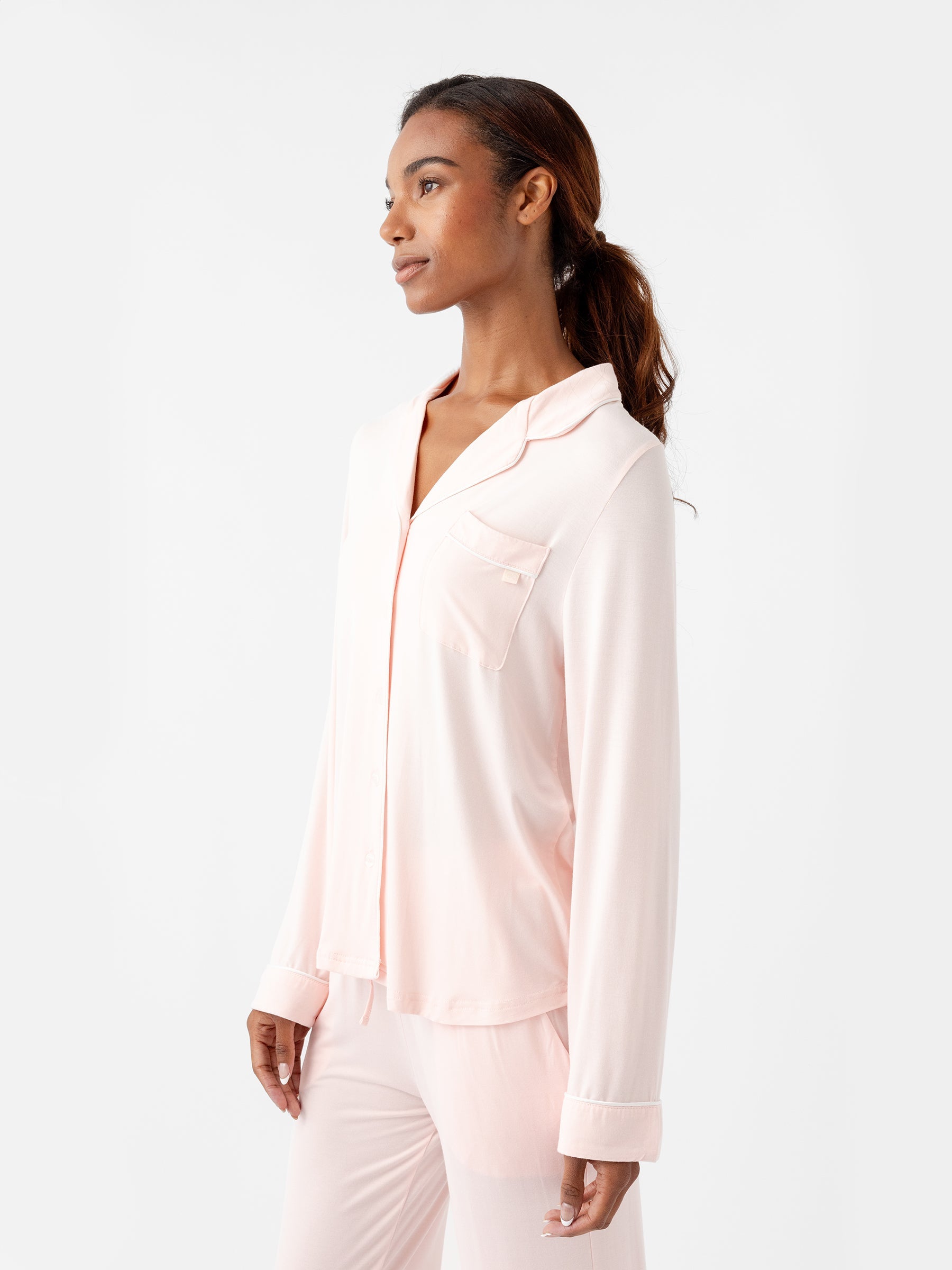 Lot™ Women's Stretch Long Sleeve Pajama Set