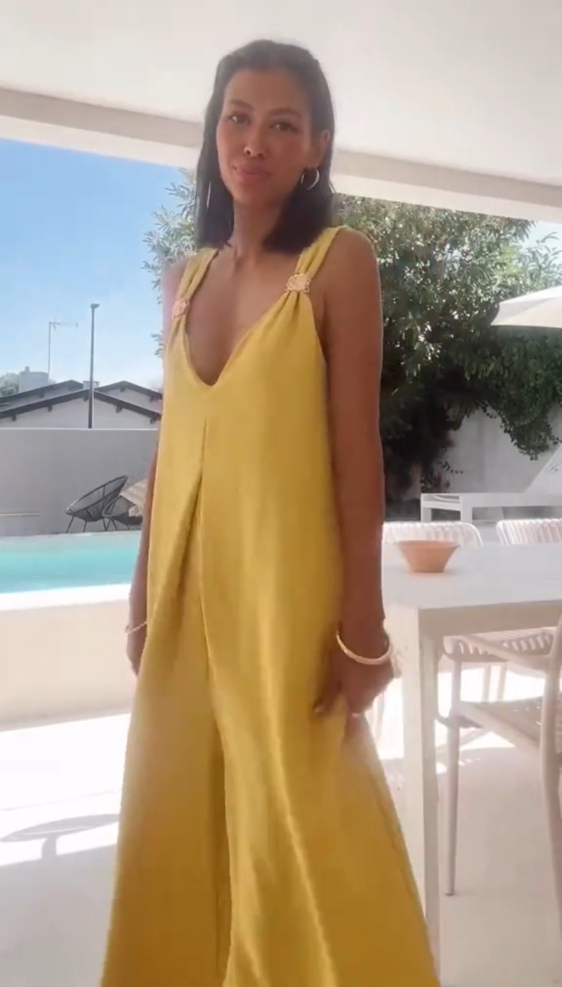 ✦ TradeTrends™ | Solstice Linen Maxi Dress