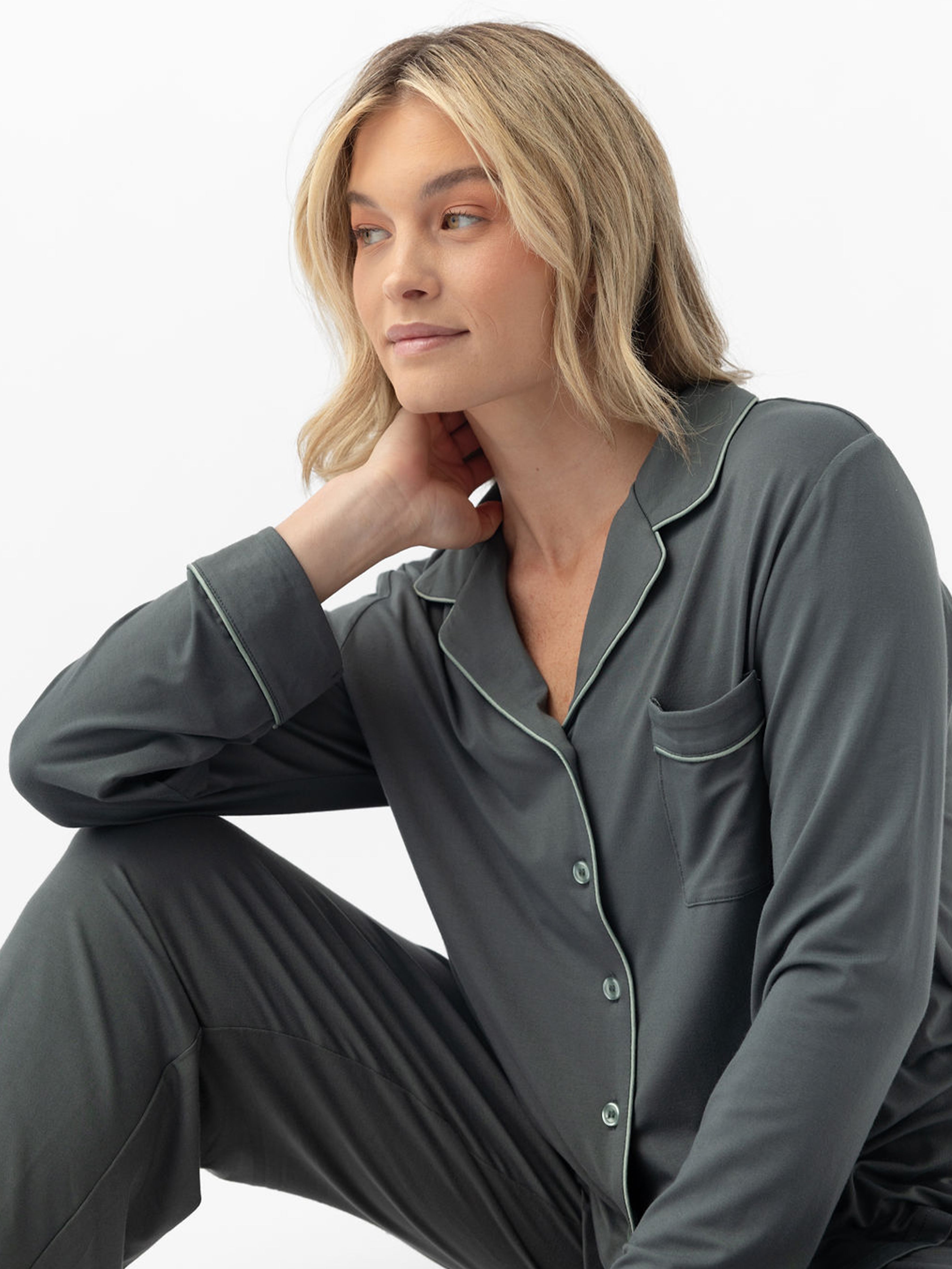 Lot™ Women's Stretch Long Sleeve Pajama Set