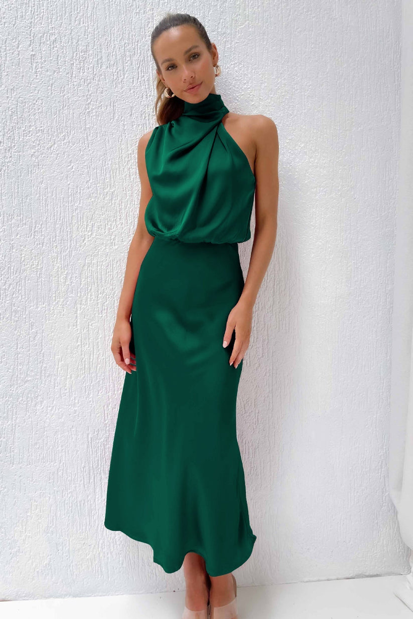 TradeTrends™ | Long satin dress