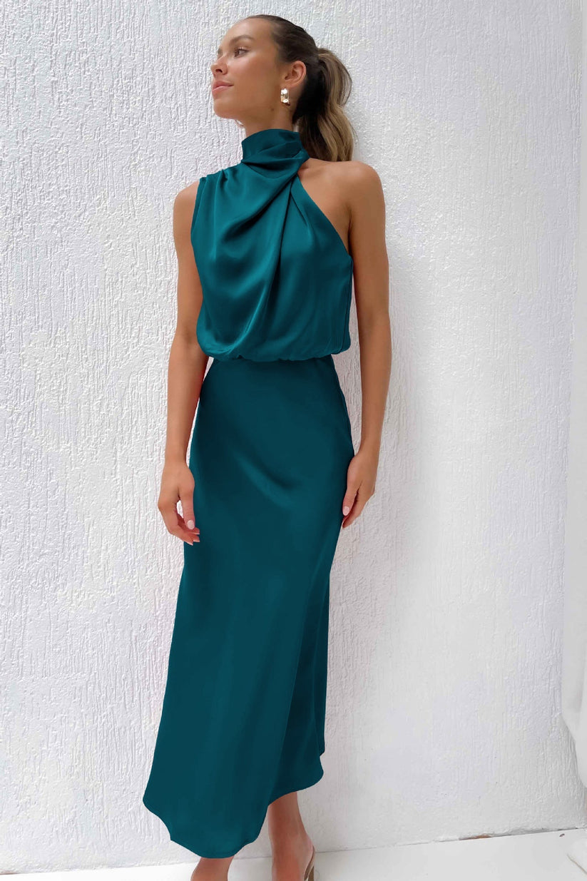 TradeTrends™ | Long satin dress