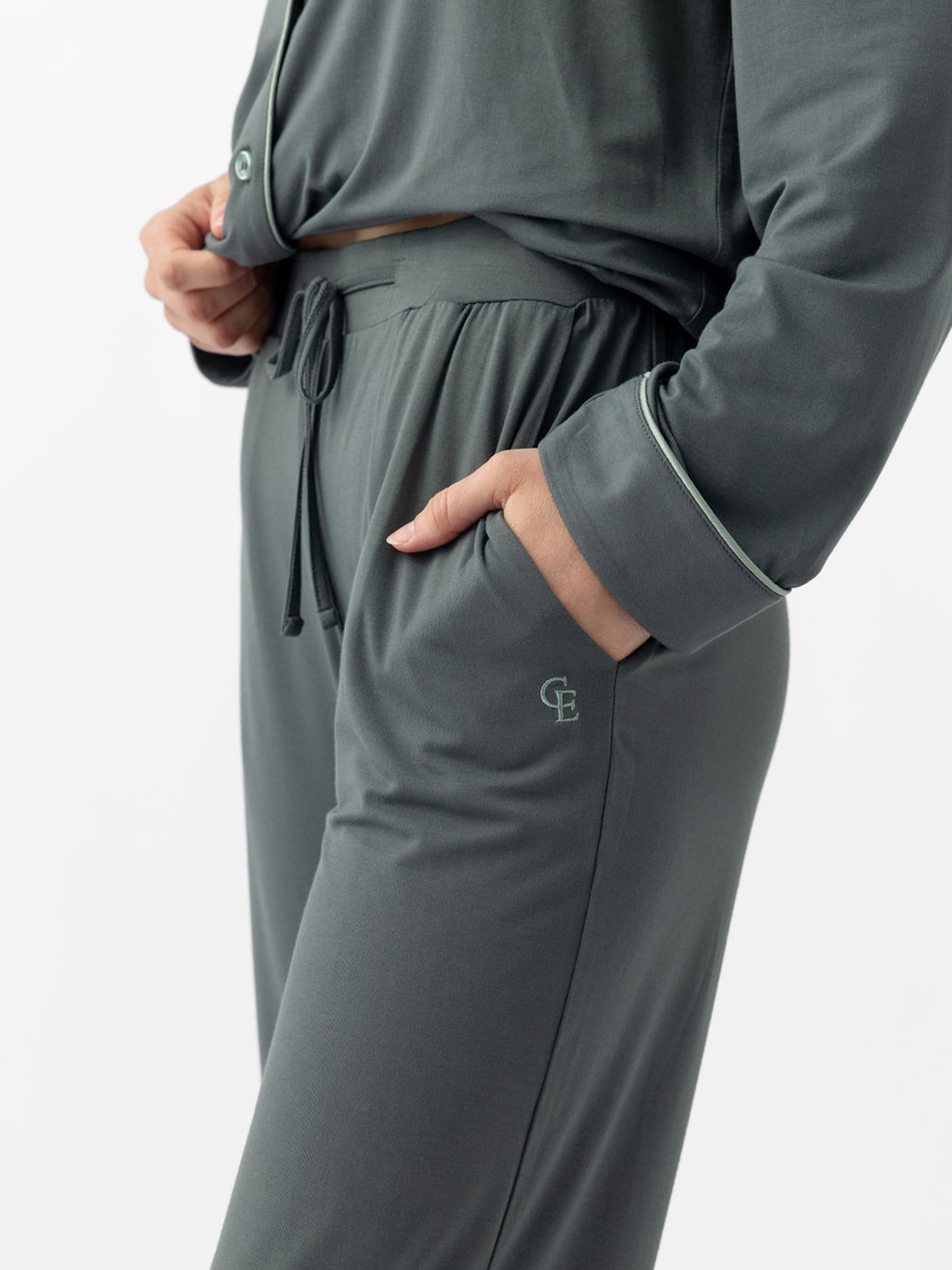 Lot™ Women's Stretch Long Sleeve Pajama Set