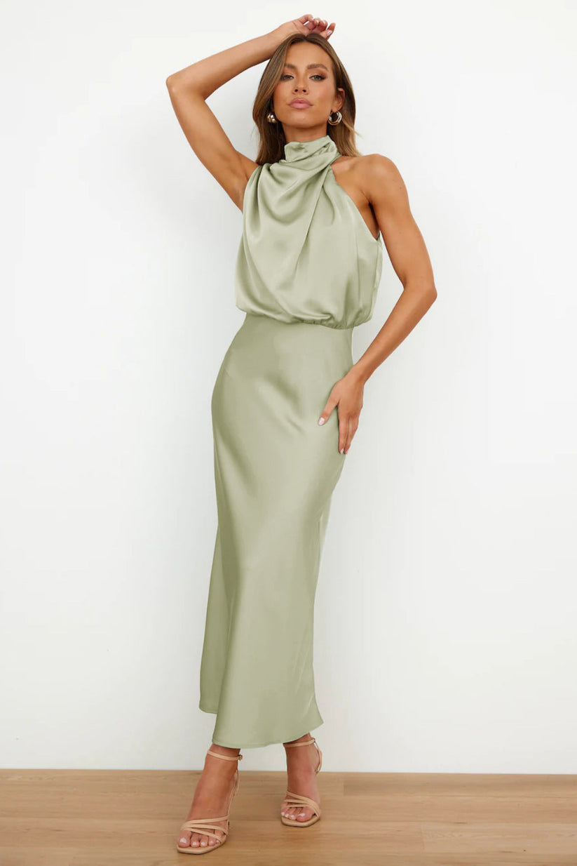TradeTrends™ | Long satin dress