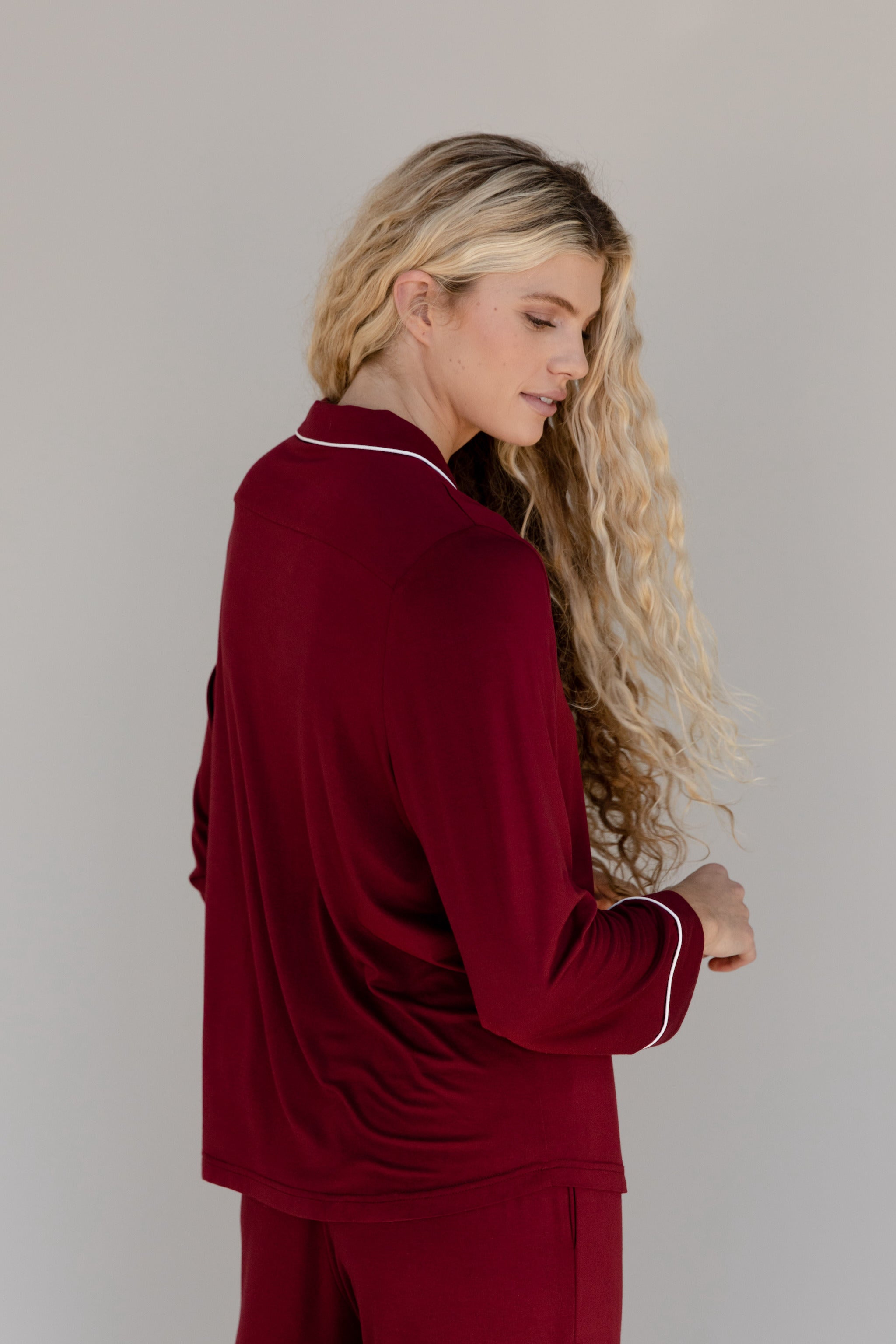 Lot™ Women's Stretch Long Sleeve Pajama Set