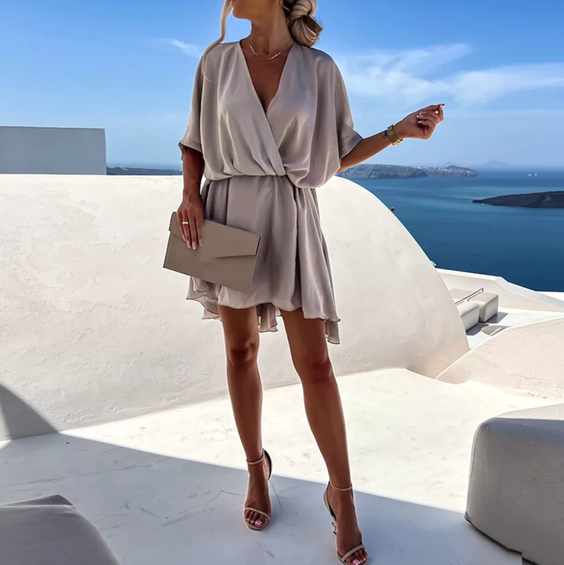 TradeTrends™ | Chic Flowy Mini Dress