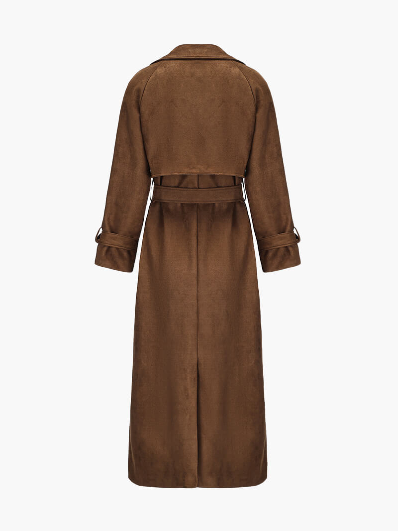 Jada™ Suede Trench Coat Women