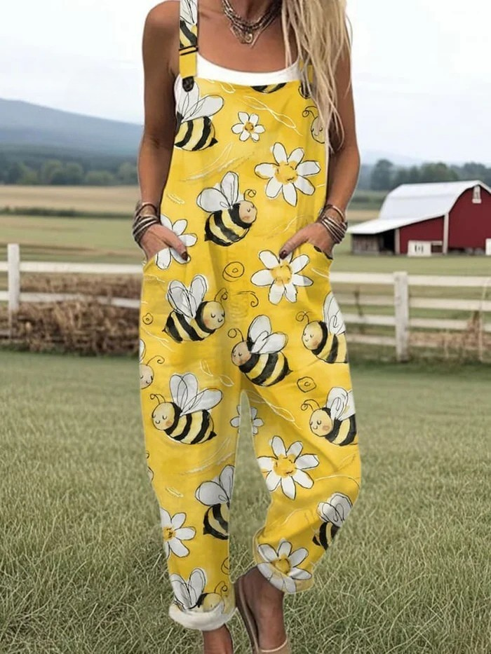 ✦ TradeTrends™ | Honeybee Meadow Overalls